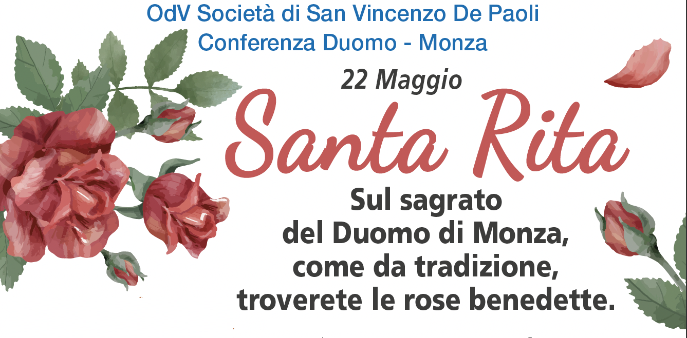 22 maggio – le rose di S. Rita al Duomo di Monza
