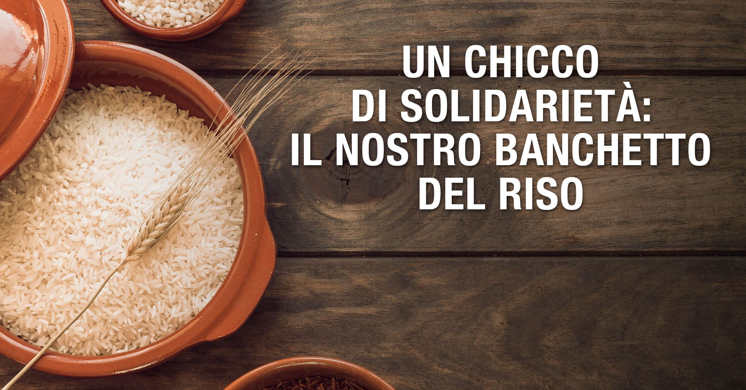 Sul sagrato per la solidarietà: torna il banchetto del riso
