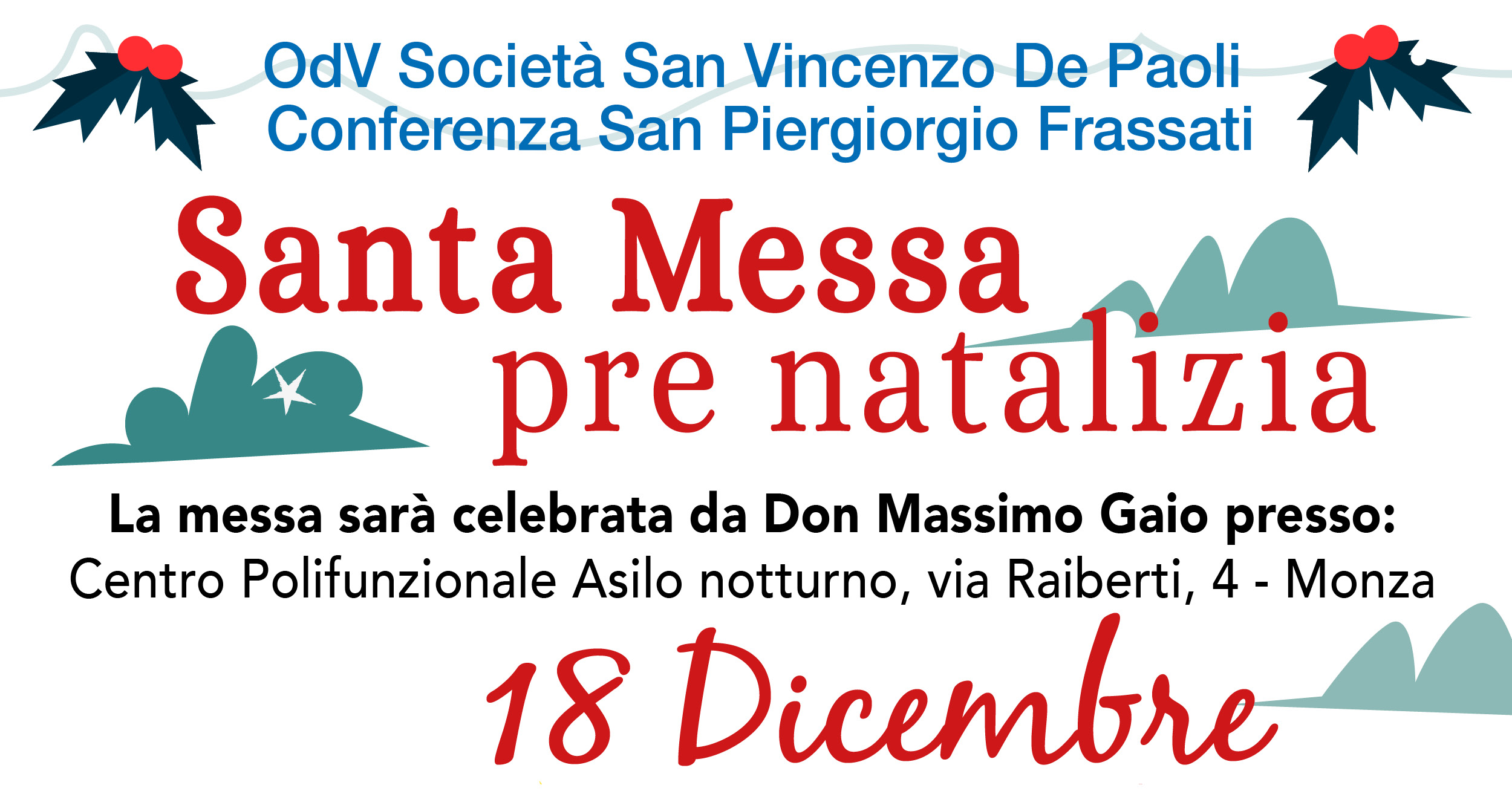 Insieme verso il Natale: Messa e Mostra dedicata a Frassati