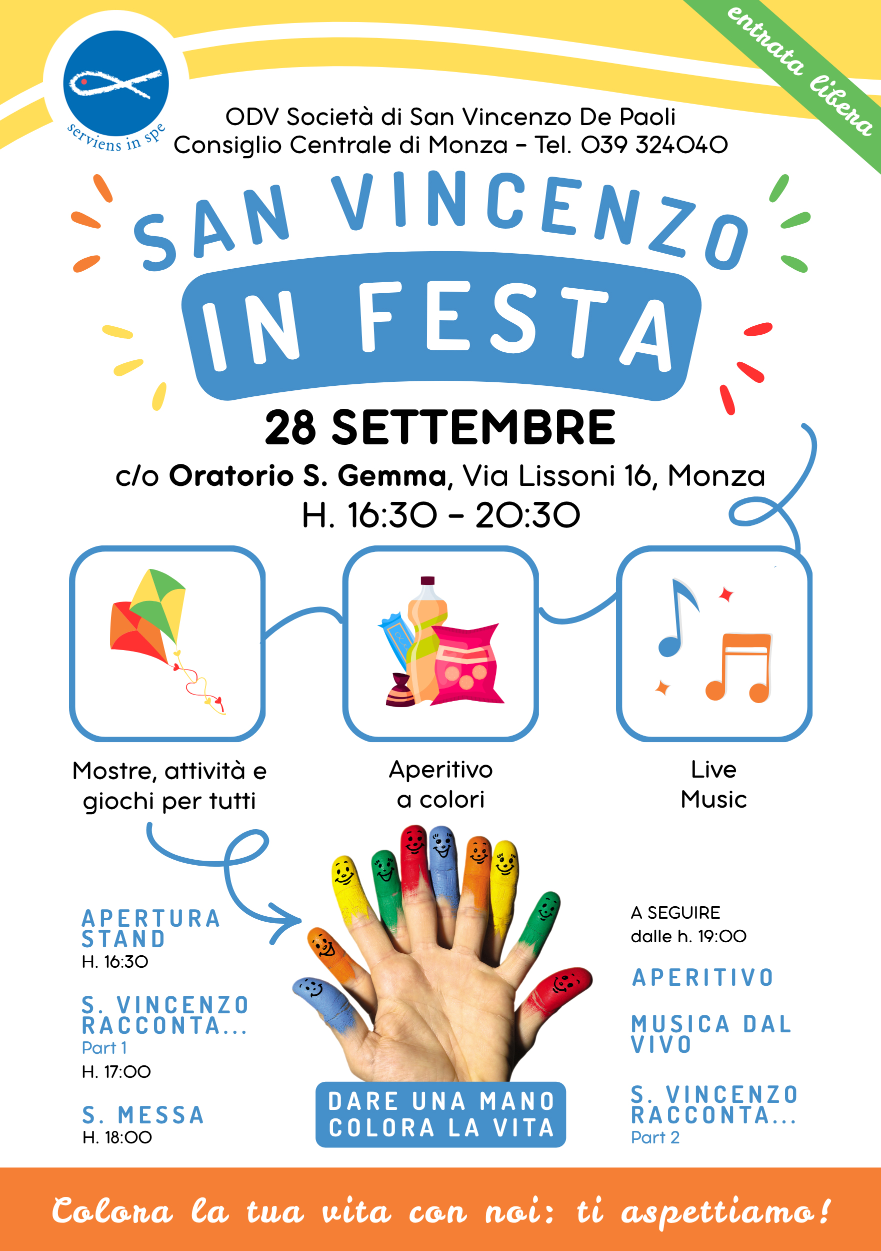 Volantino a5 festa SV